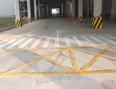 焦作焦作厂区道路标线施工
